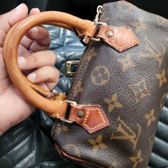 Clearance!  Rare!! Authentic Louise Vuitton Speedy mini HL. TH0979 - Picture 9 of 16